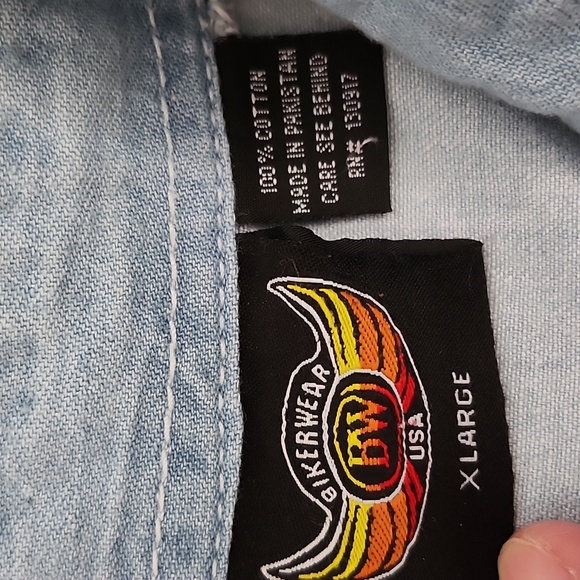 NWOT 2016 "Roar to the Shore" Men's Denim Vest - Picture 6 of 16